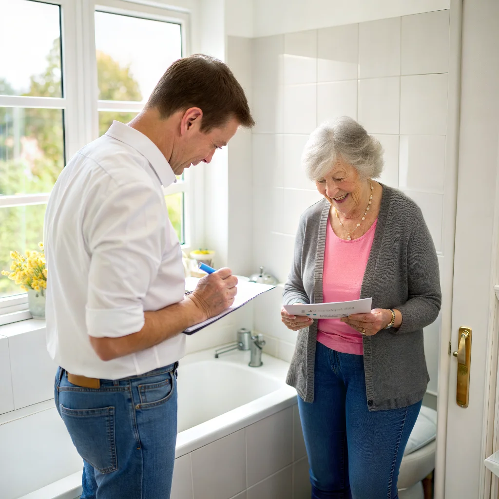 Badewannentüren Förderung beantragen